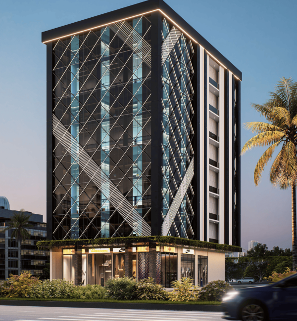 Shayan Iconic Business Corner Elevation